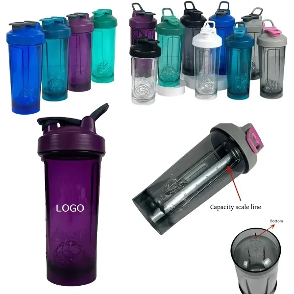 20 oz Protein Shaker Cup - Leakproof Blender Bottle 2