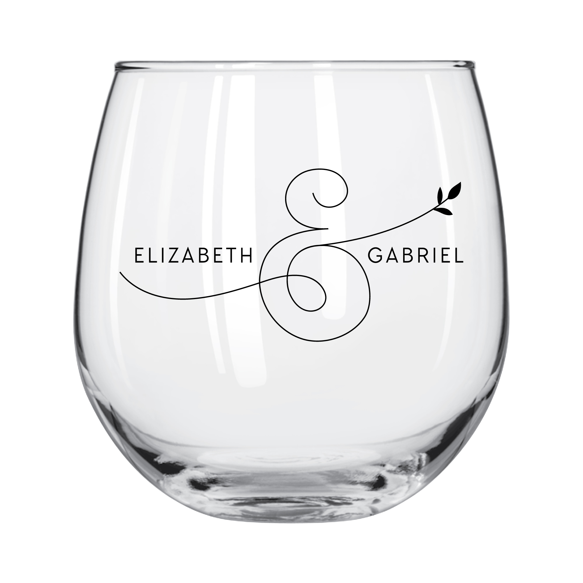 16 75 oz Stemless Red Wine Glass
