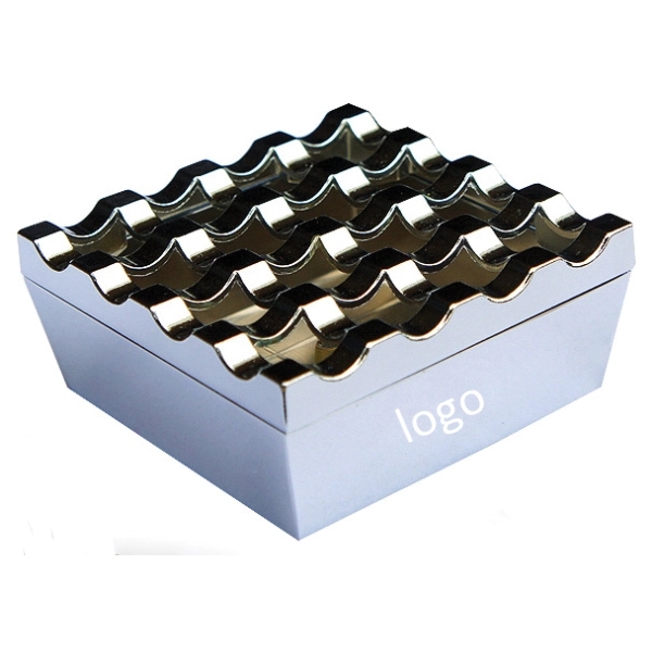 Square Metal Ashtray 7