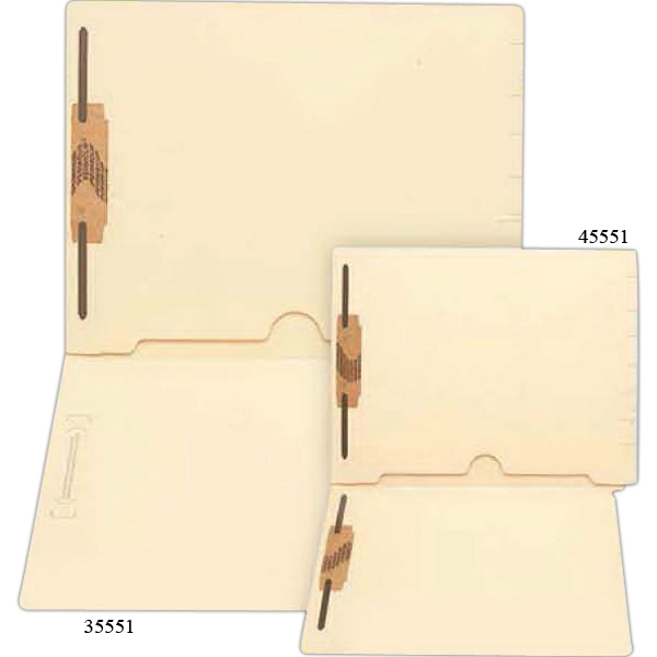 File Folder, End Tab Full Pocket Manila, One Fastener 2