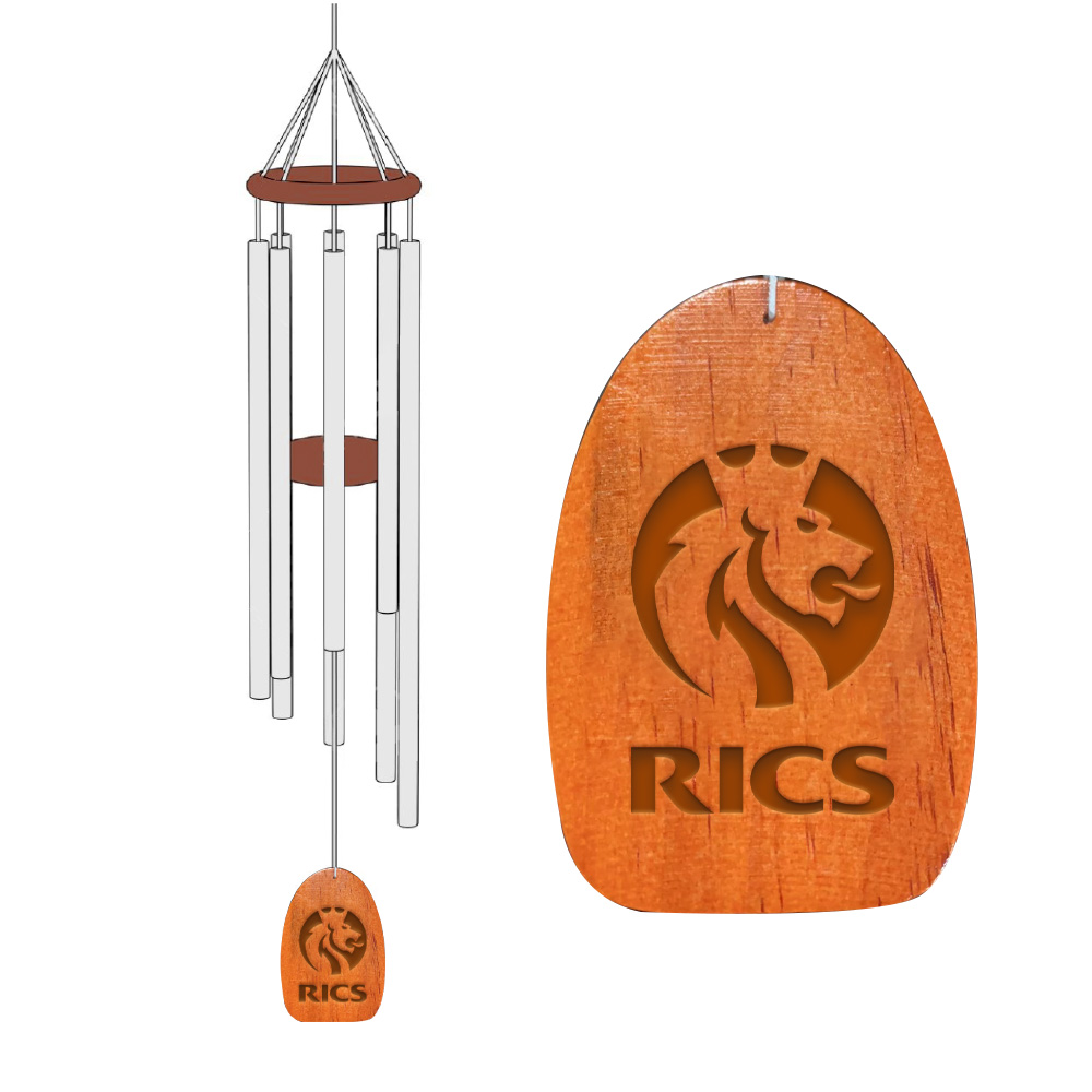 Gregorian Wood And Aluminum Wind Chime 10