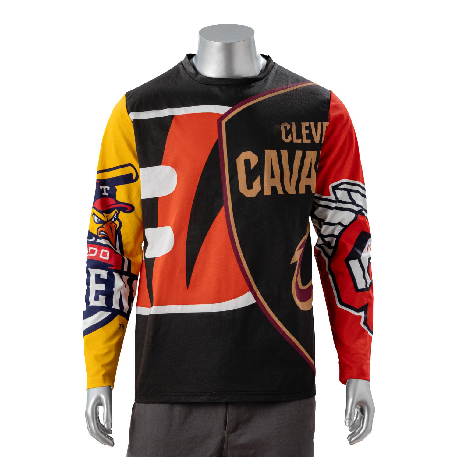 100% Cotton Full Color Pigmented Digital Print Men's Long Sleeve T-Shirt - 5.3 oz 4
