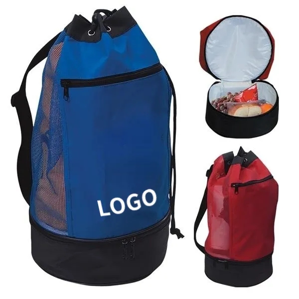 Beach Bag with Insulated Lower Compartment 3