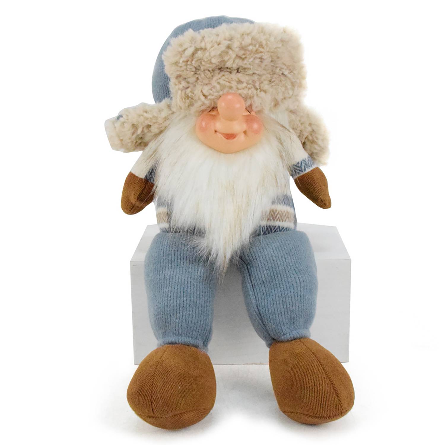 Decorative Gnome Figurine W/ Cozy Lei Feng Hat 2