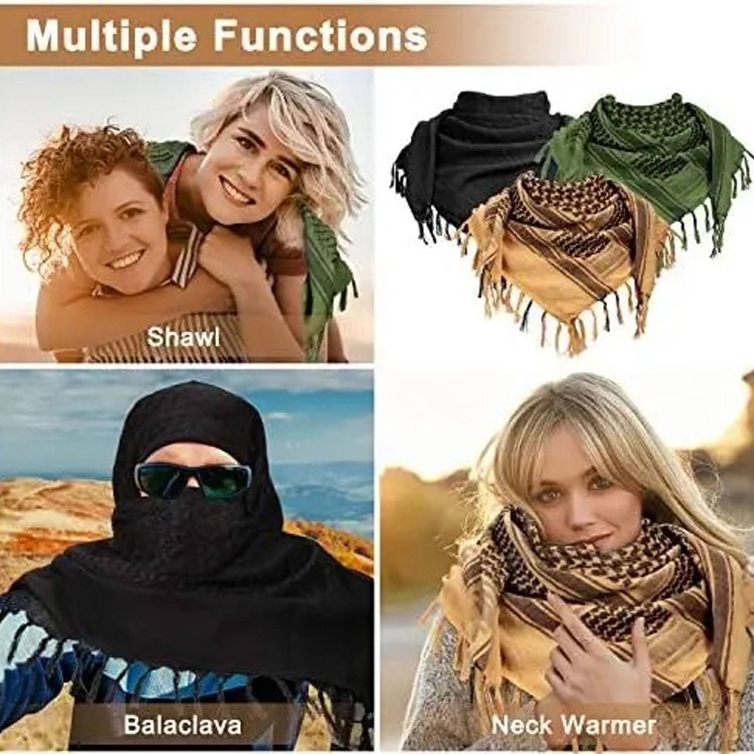 Desert Face and Neck Scarf 8