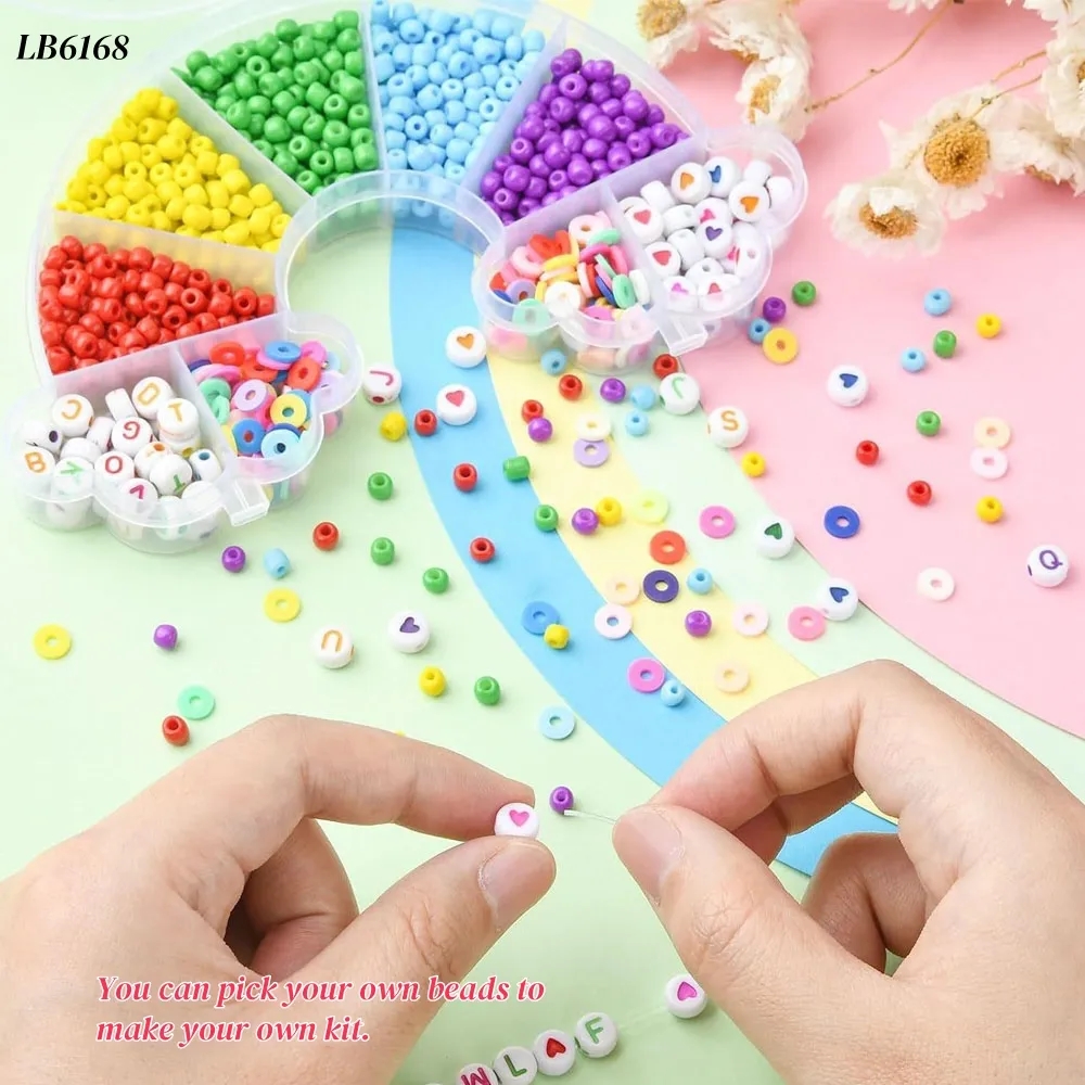Clay Beads for Friendship Bracelet Kit DIY Art Craft Set 4