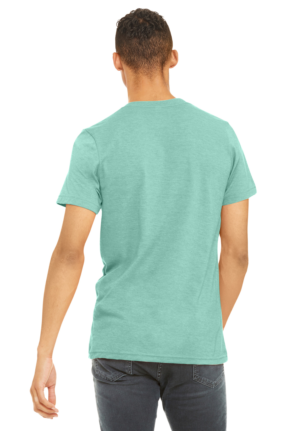 BELLA+CANVAS Unisex Heather CVC Short Sleeve Tee. BC3001CVC 262