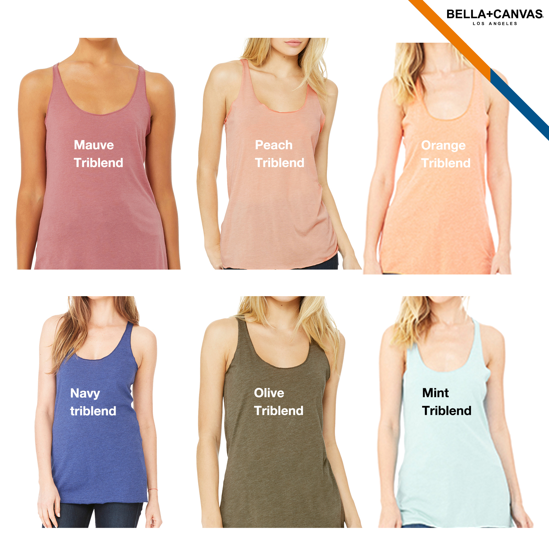 Bella Canvas® Ladies' Racerback Tank Tops 8