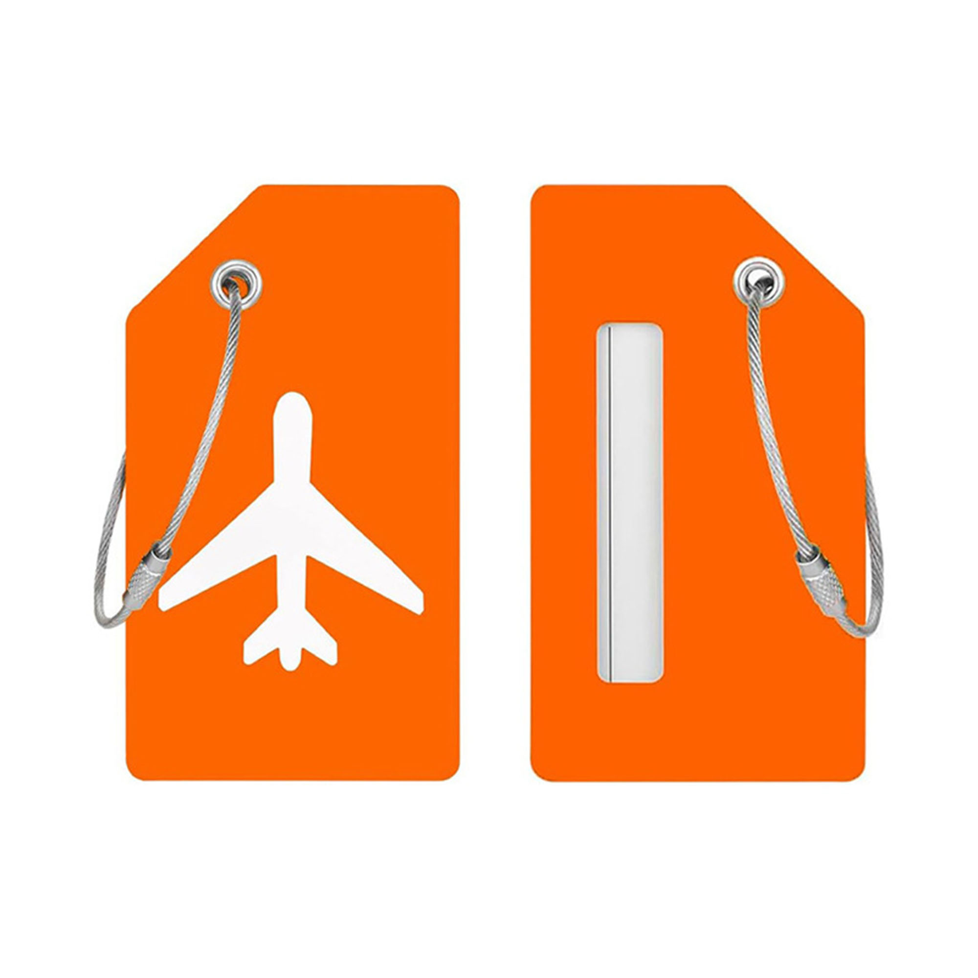 Reusable Silicone Luggage Tag with Info Card Protector 5