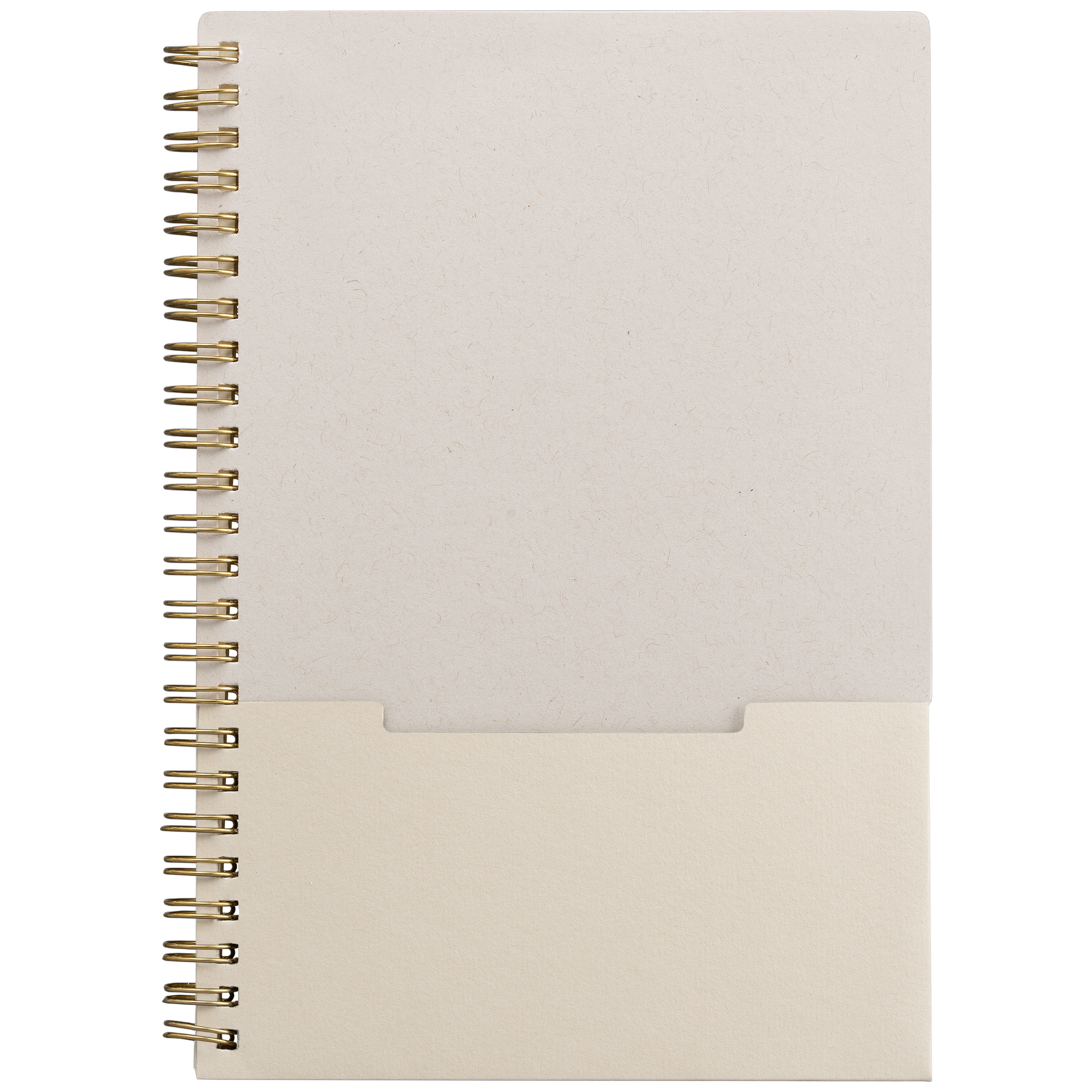Lino FSC Paper Spiral Binding Vertical Pocket Notebook - A5 7