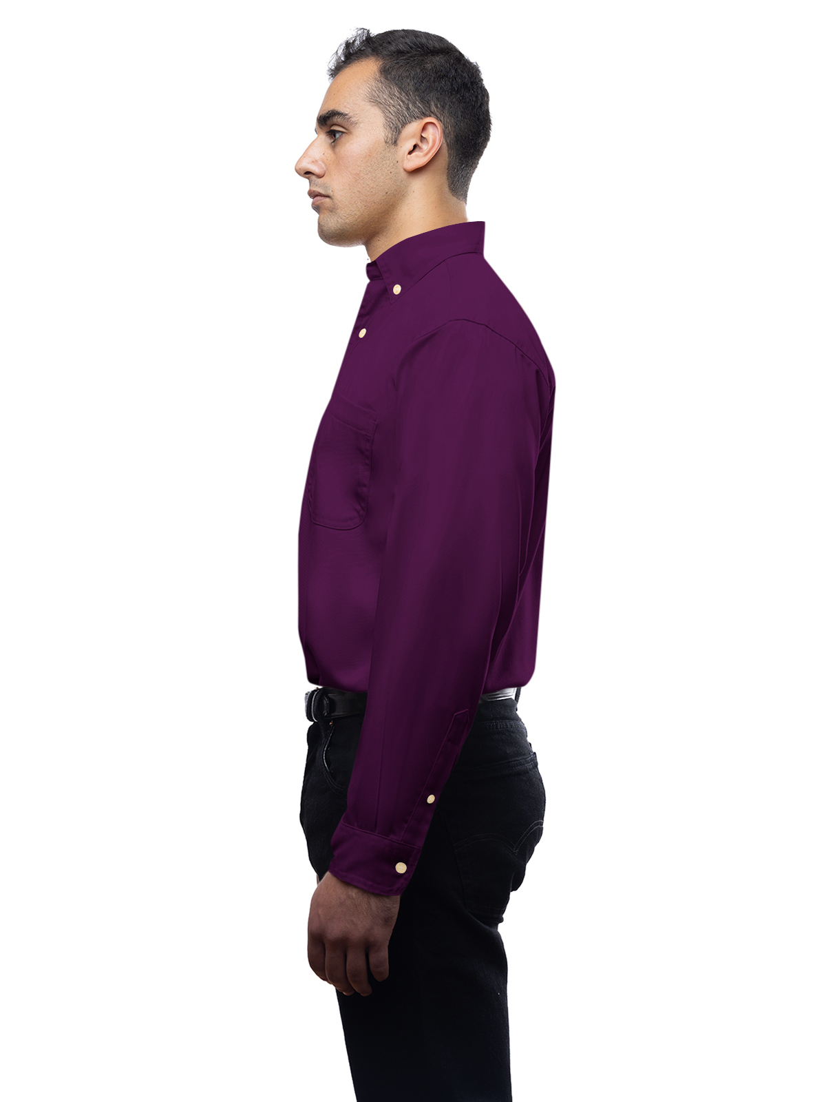 Blue Generation - Men's 1-Pocket Superblend Poplin Shirt 30