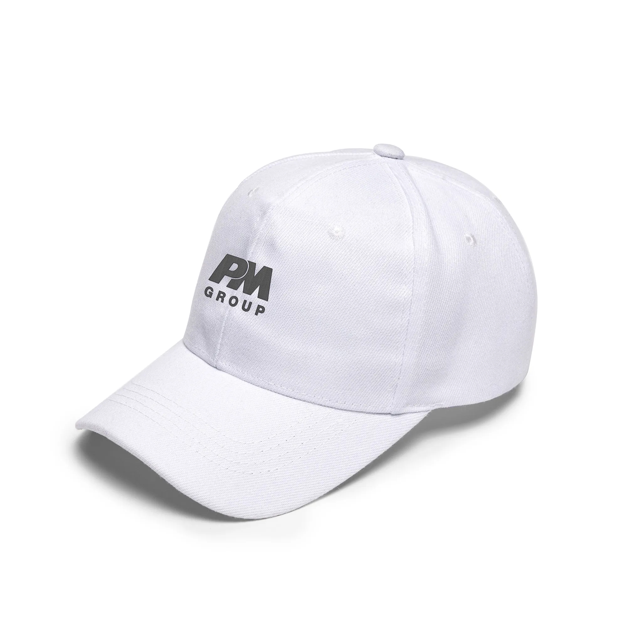 Promo Poly-Cotton 6 Panel Velcro Strap Baseball Cap 11
