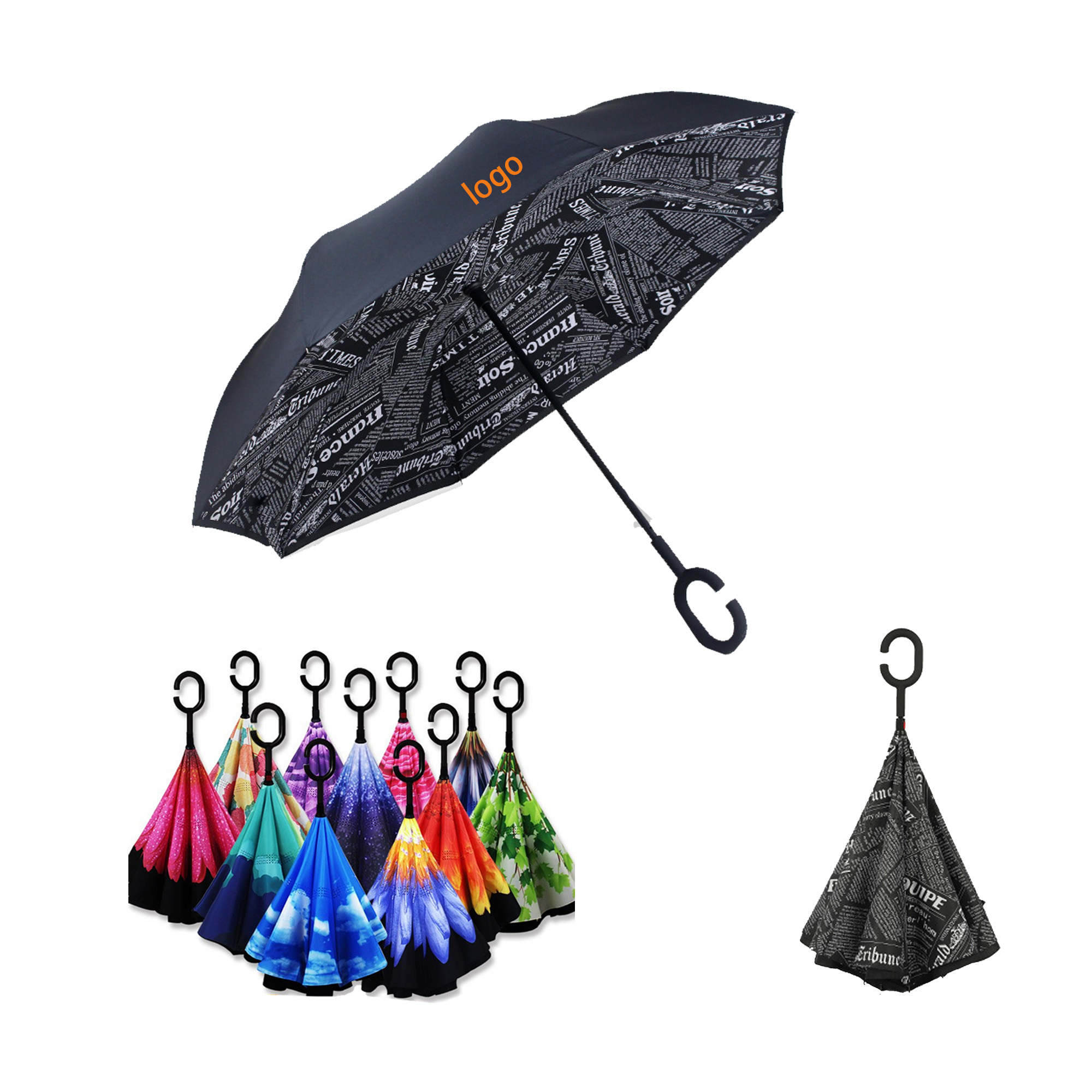C Handle Reverse Umbrella 1