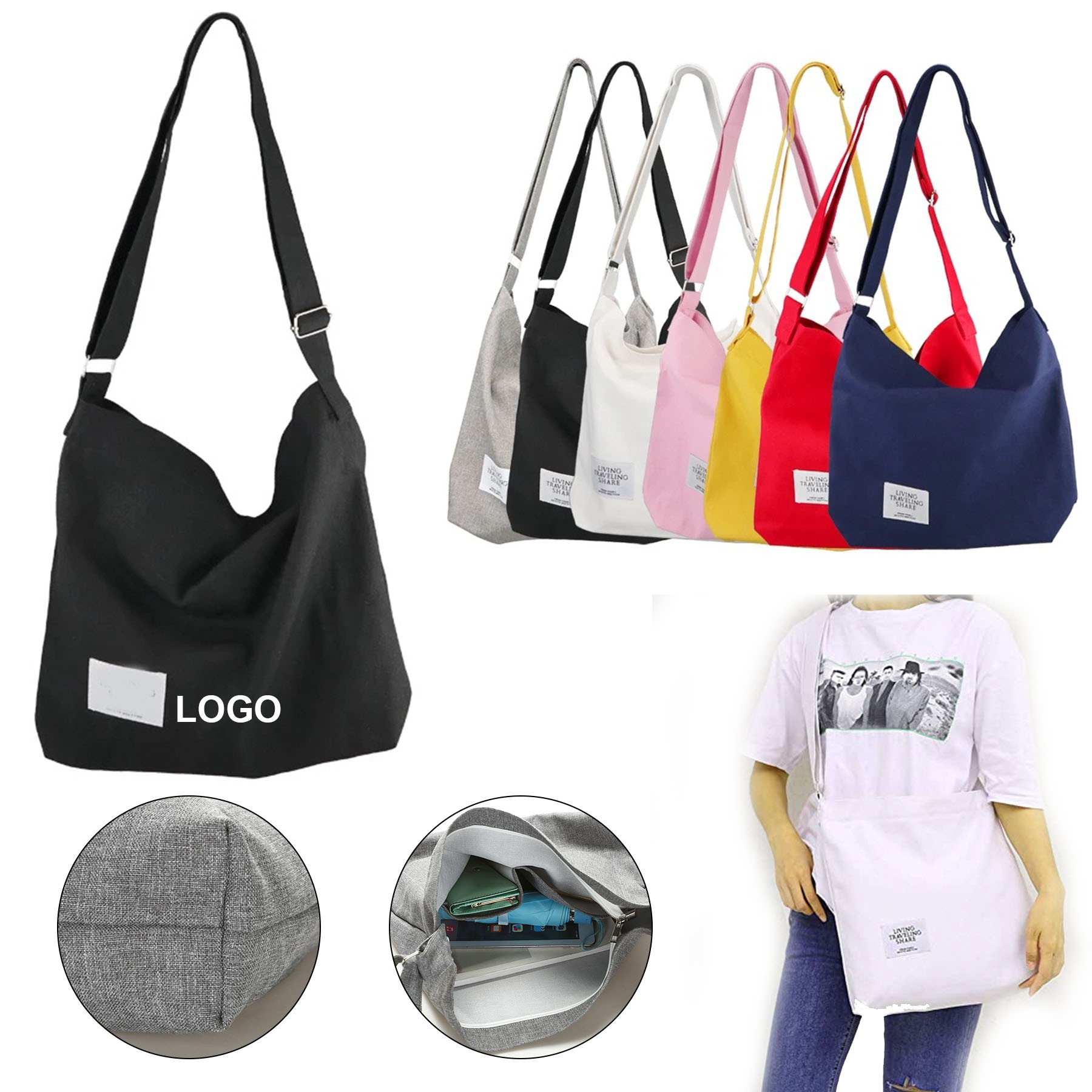 Canvas Shoulder Bag