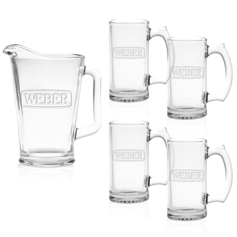 Pitcher & Thumbprint Mug Set 2