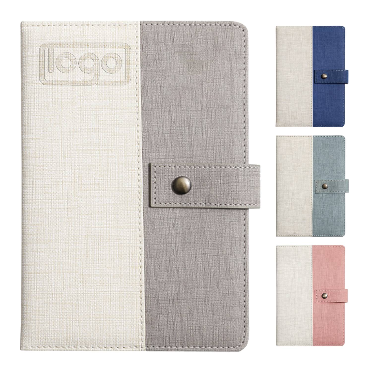 A5 PU Leather Magnetic Snap Notebook 5