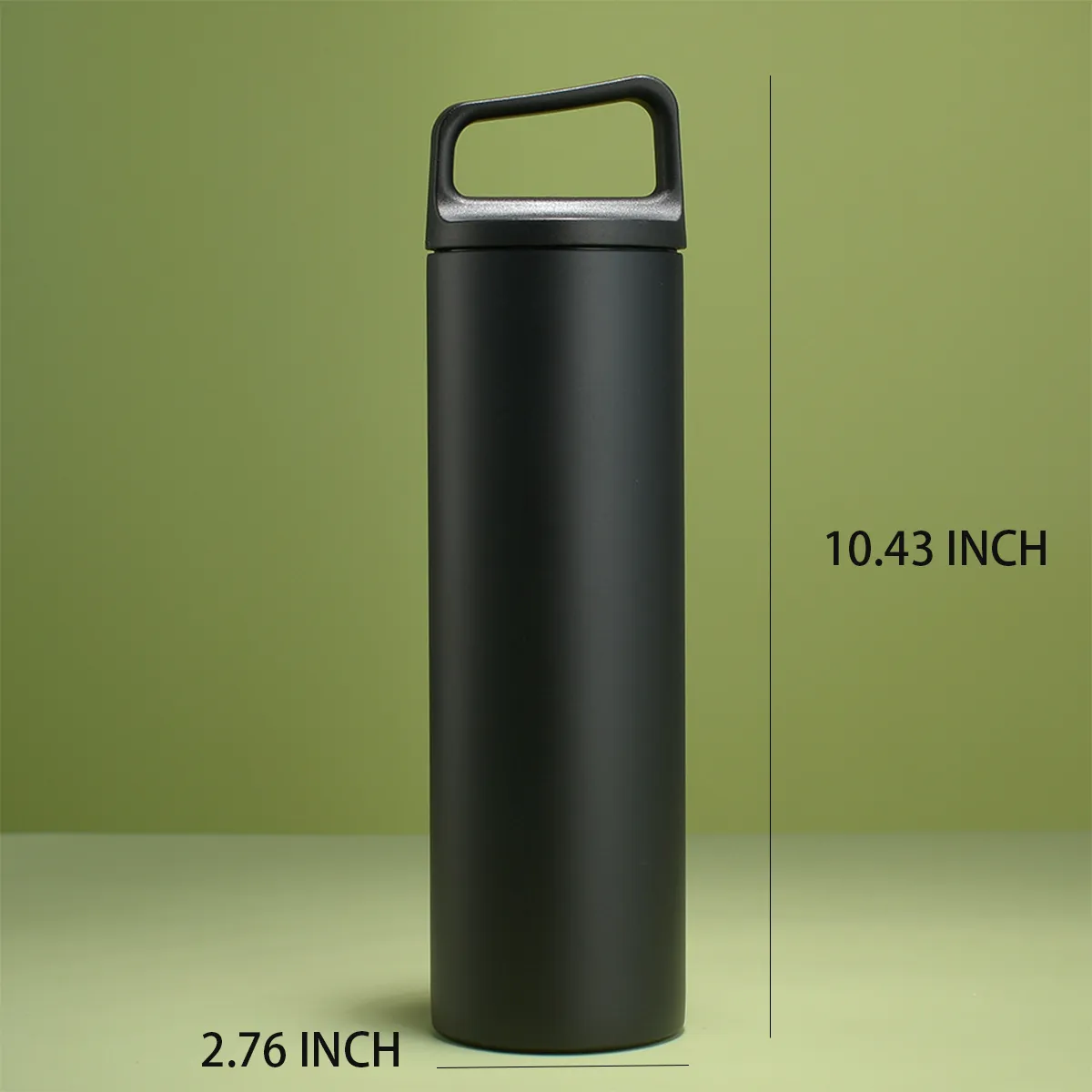 600ml Casual Thermos Cup With Portable Straight 4