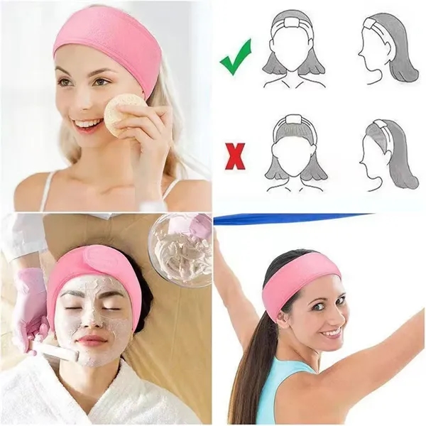 Adjustable Comfortable Soft Towel Spa Headband