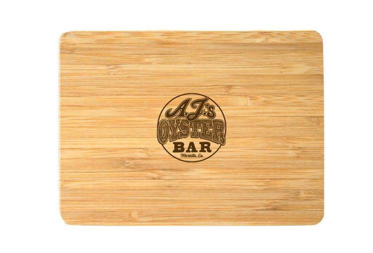 16"Rounded Corners Rectangle Bamboo Cutting Board 2