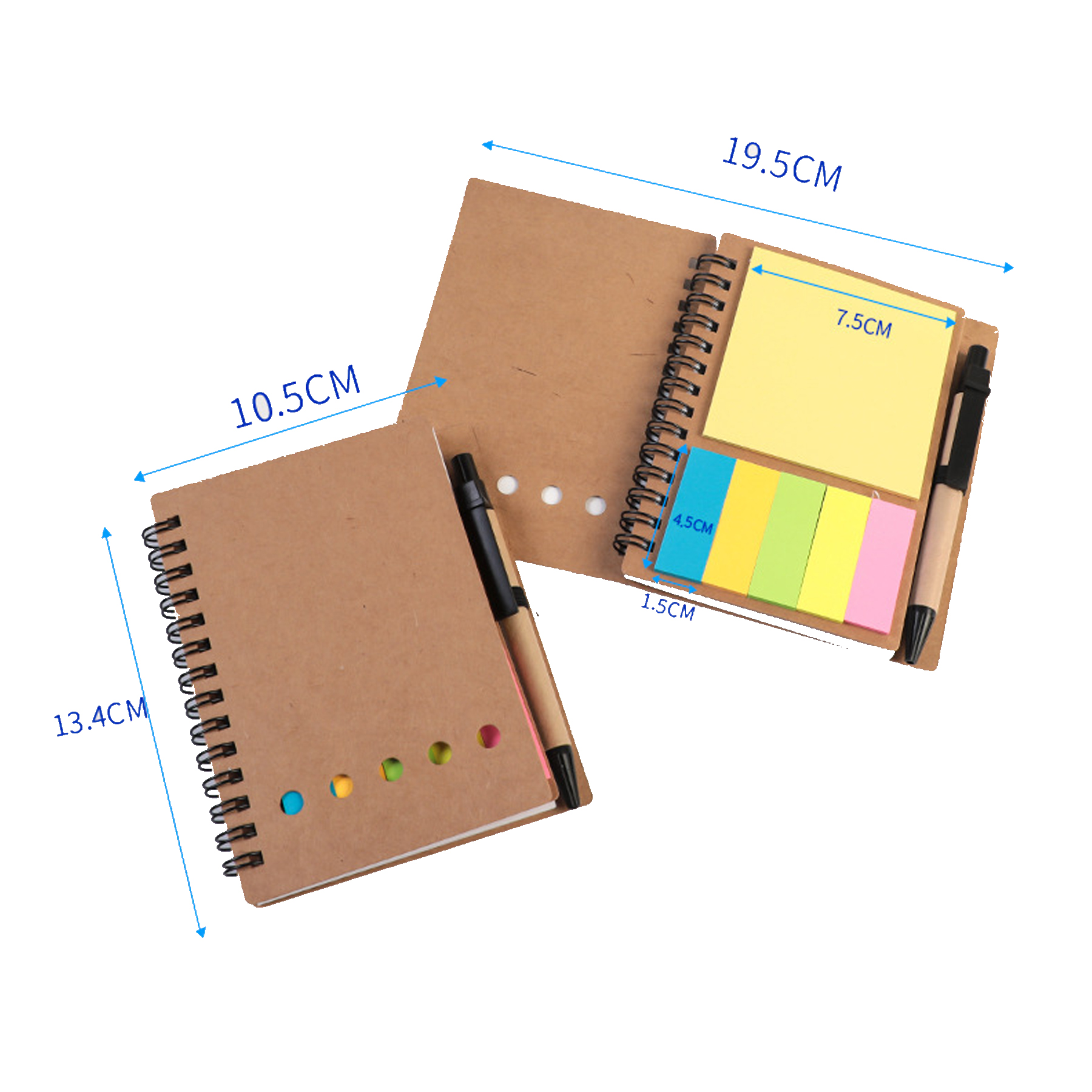 Notebook Steno Pads Lined Notepad with Pen 3