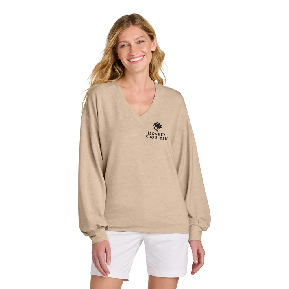 TravisMathew Women's Long Weekend V-Neck 4
