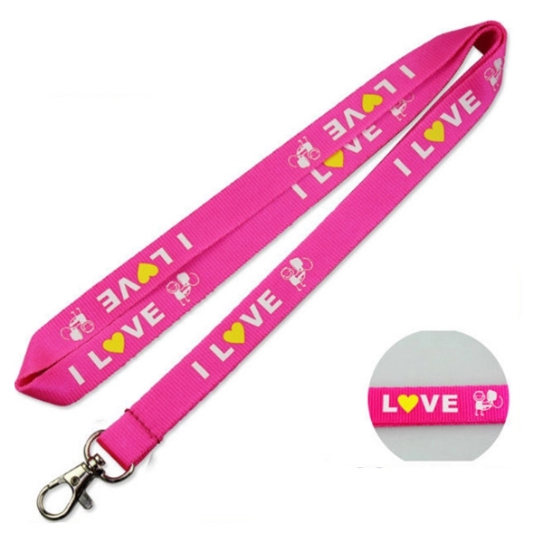 Customized Nylon Lanyard with Lobster Hook 2