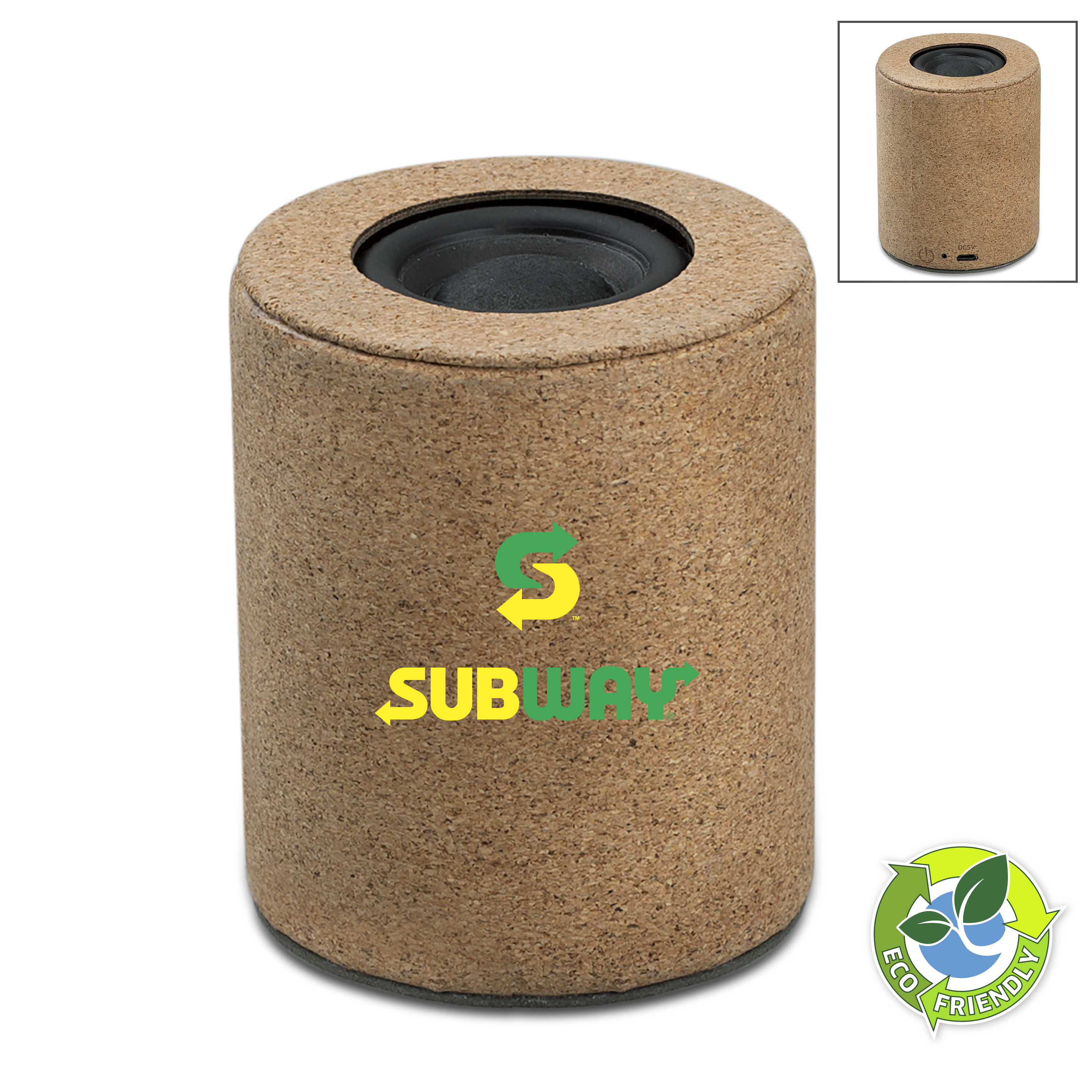 Full-Color Cork Eco-Friendly Bluetooth Speaker 2