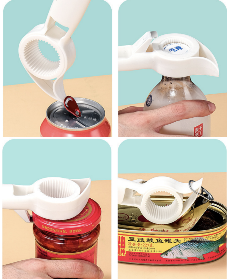 4 in 1 Multi Function Can Opener Bottle 10