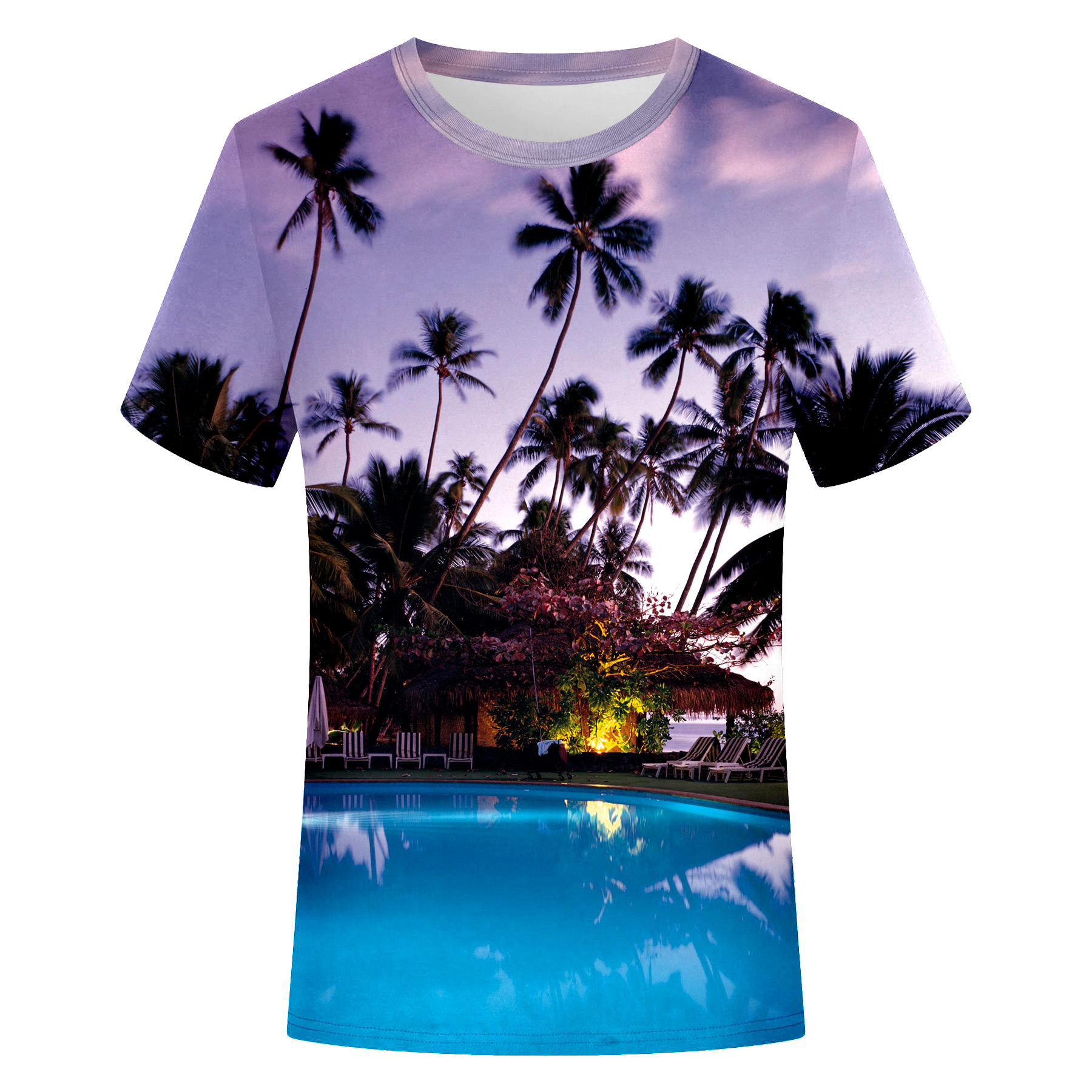 Custom Full Color 3D Printing T-Shirt 5