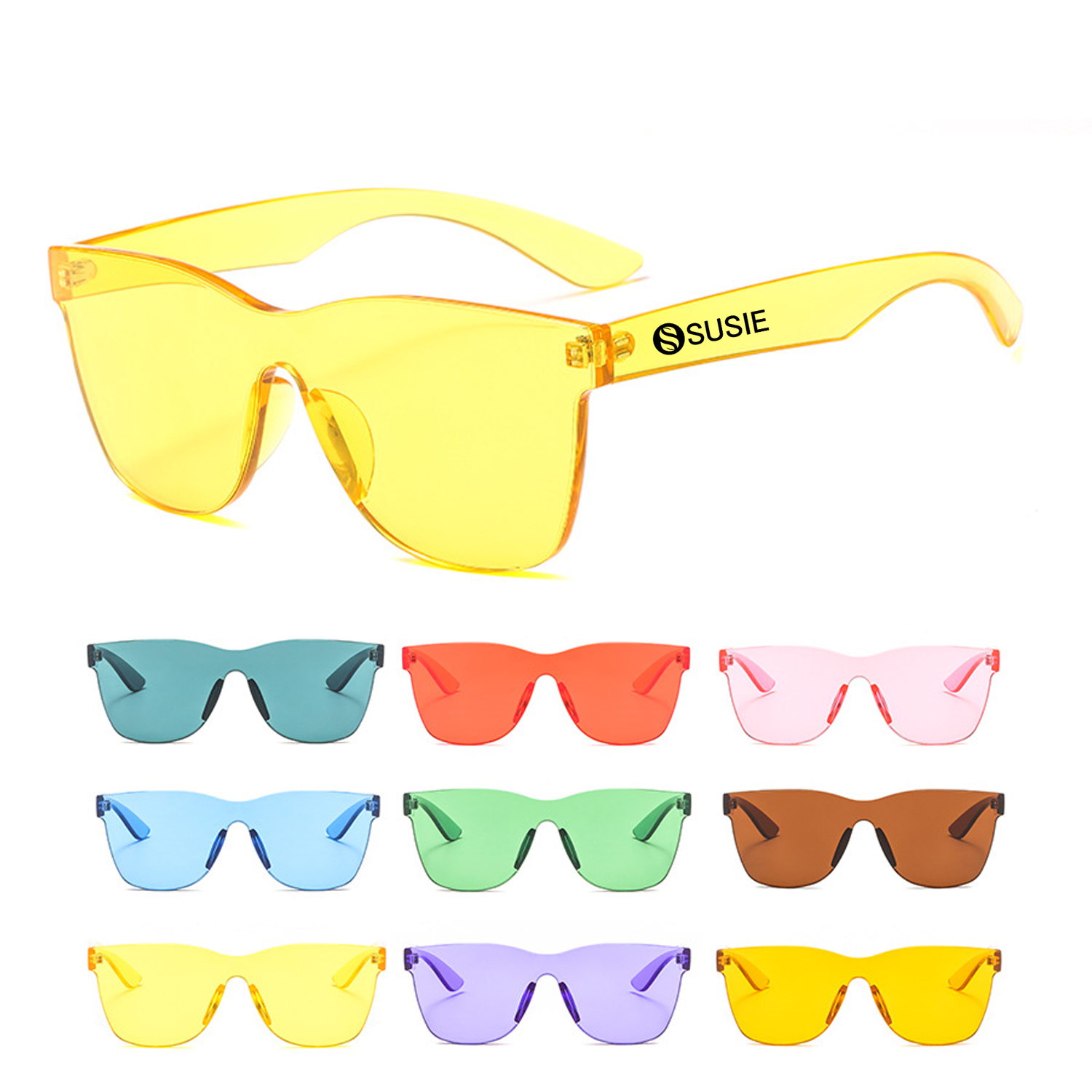 Candy Color Retro Fun Sunglasses