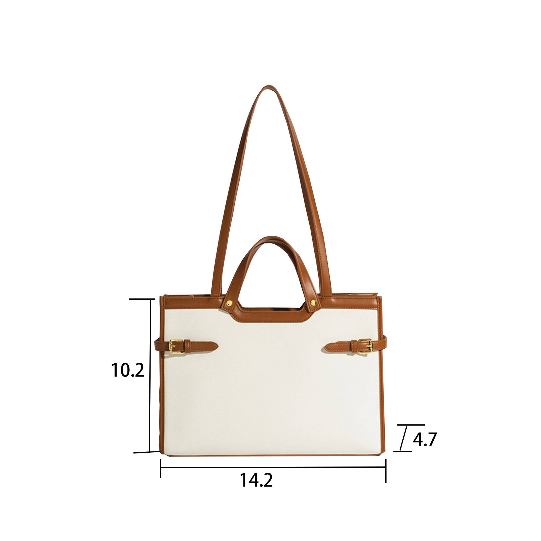 Stylish PU Business Work Tote Bag for Women 6