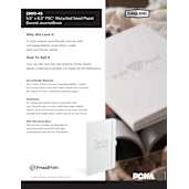 5.5" x 8.5" FSC® Recycled Seed Paper Bound Journal 56