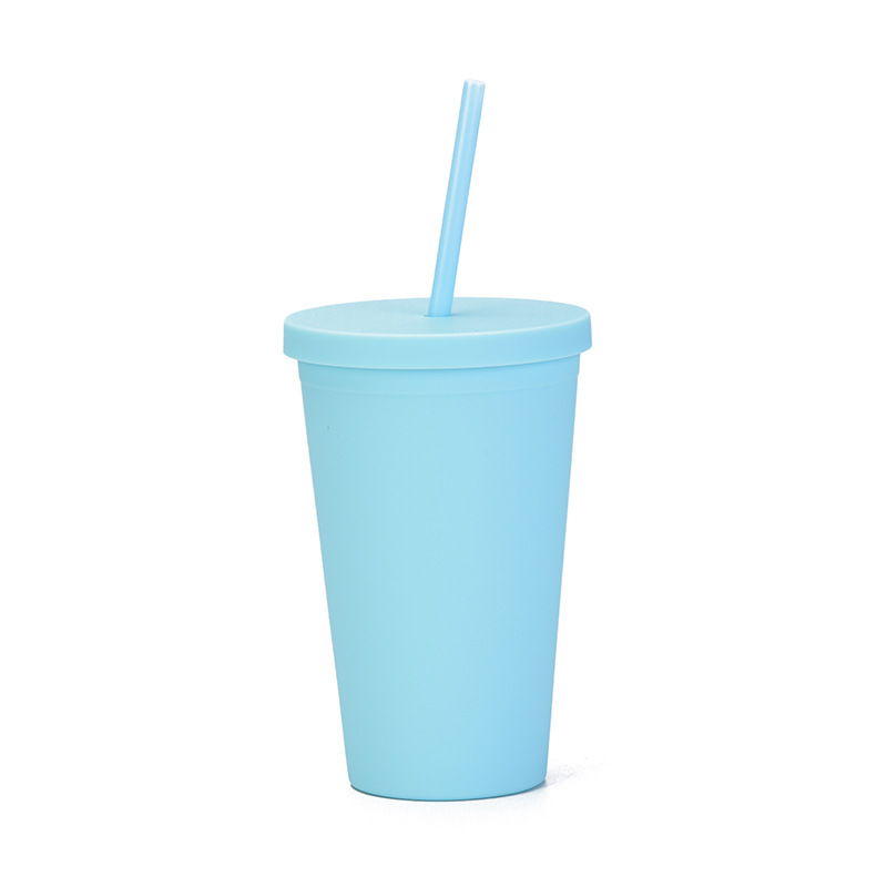 16 Oz. Simplicity-Color Bottle With Separate Straw 12