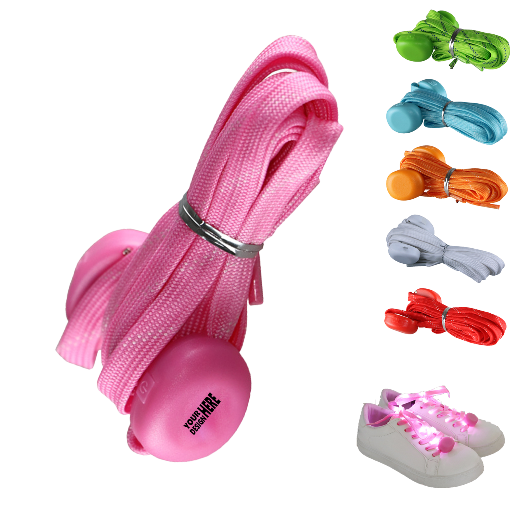 LED Light-Up Shoelaces - 3 Lighting Modes 1