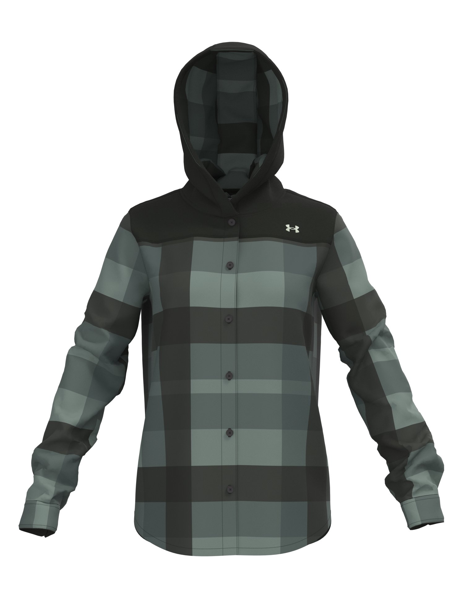 Women's UA Tradesman Flannel Hoodie  2