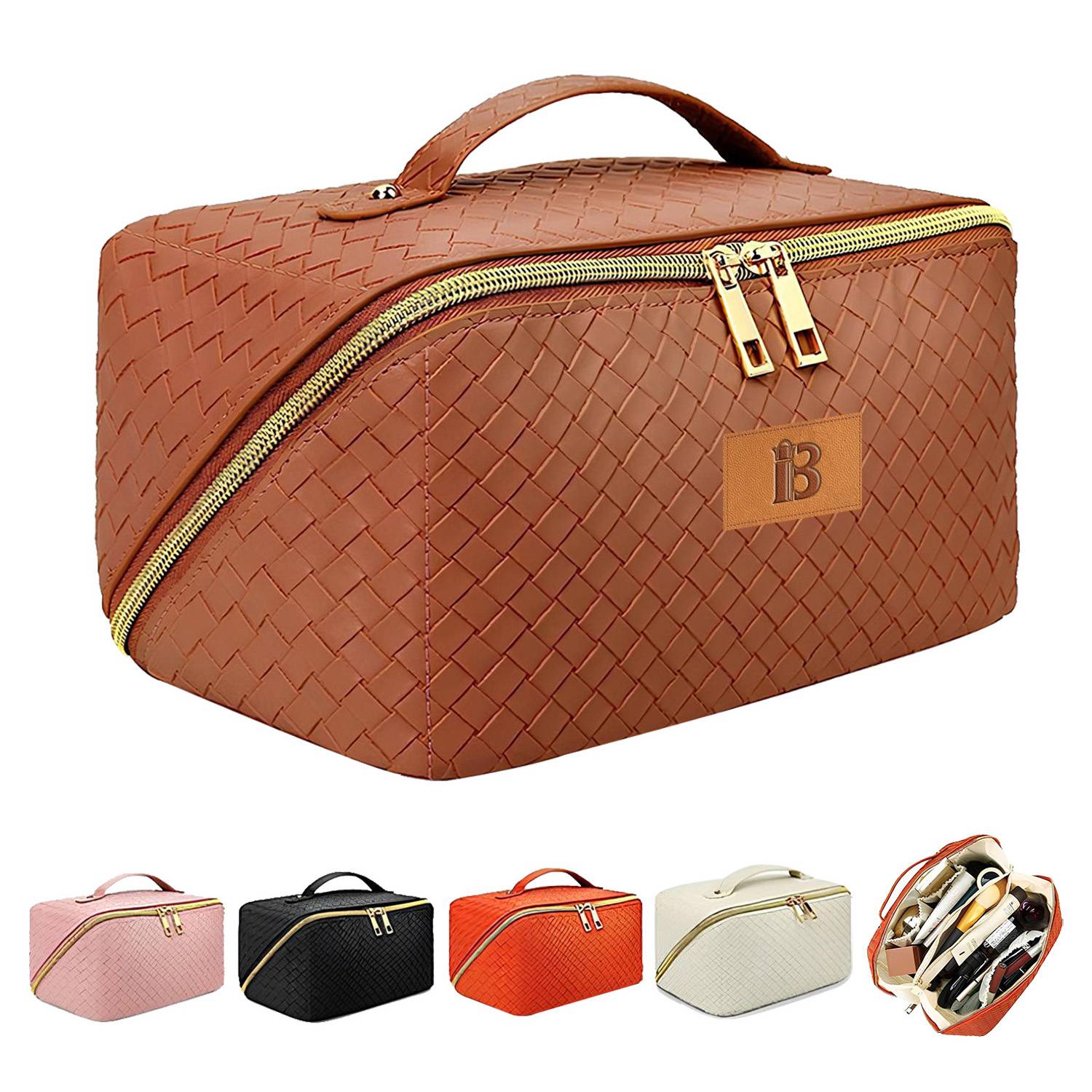 Portable PU Leather Makeup Bag 3