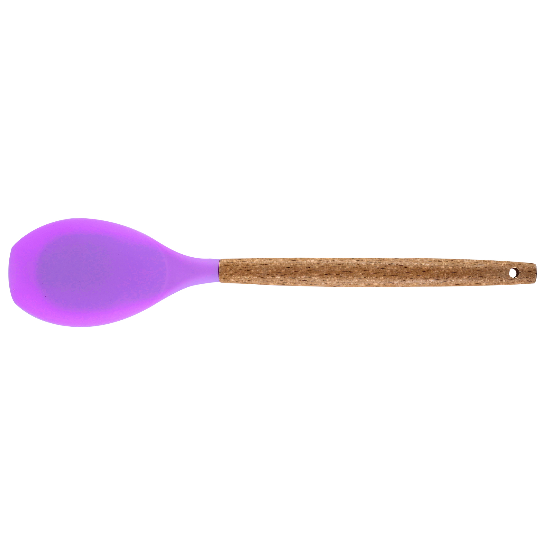 Silicone Cooking or Serving Utensil with Wooden Handle – Sold Individually or as a Set 25