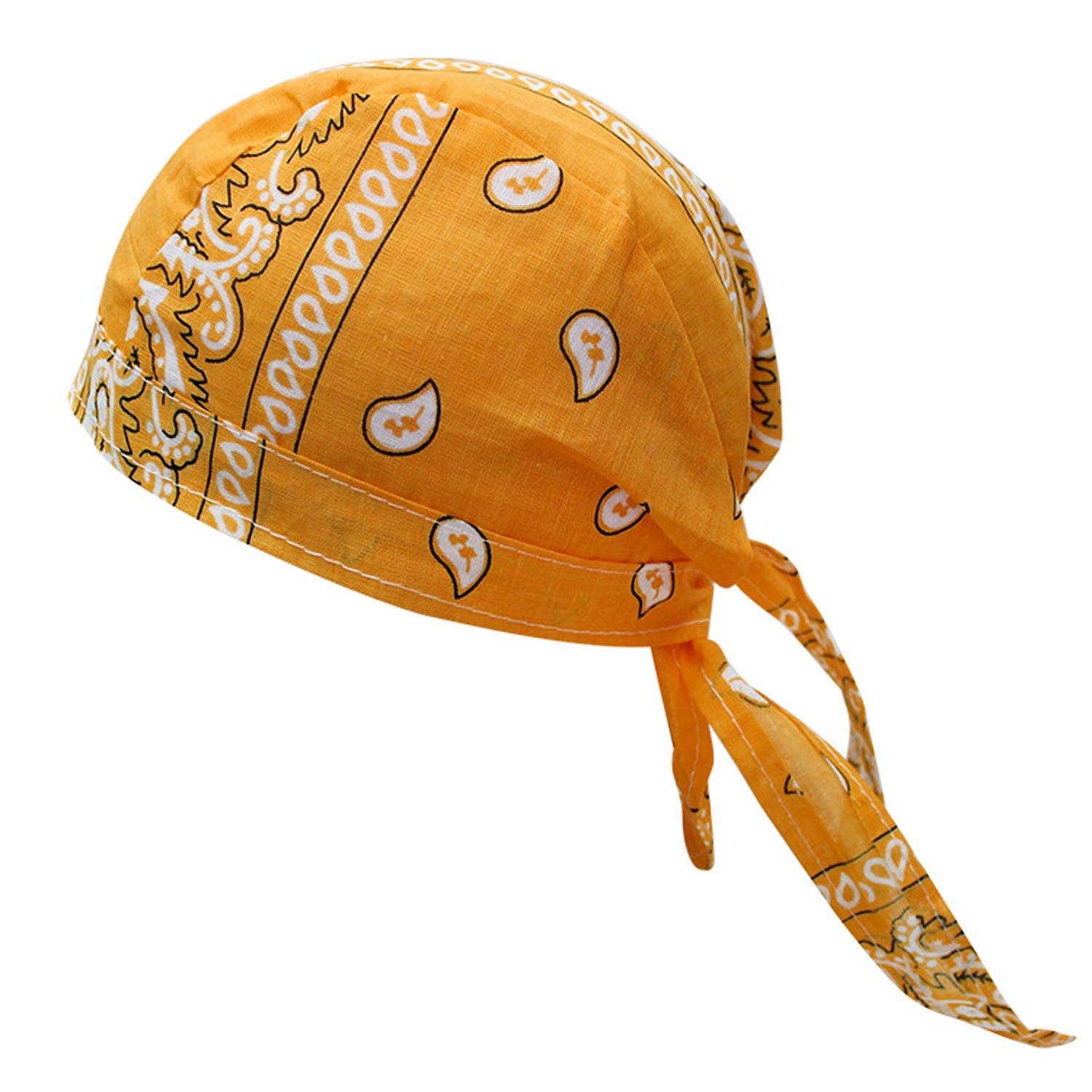 Outdoor Cycling Pirate Hat - Cotton Paisley Bandana 8