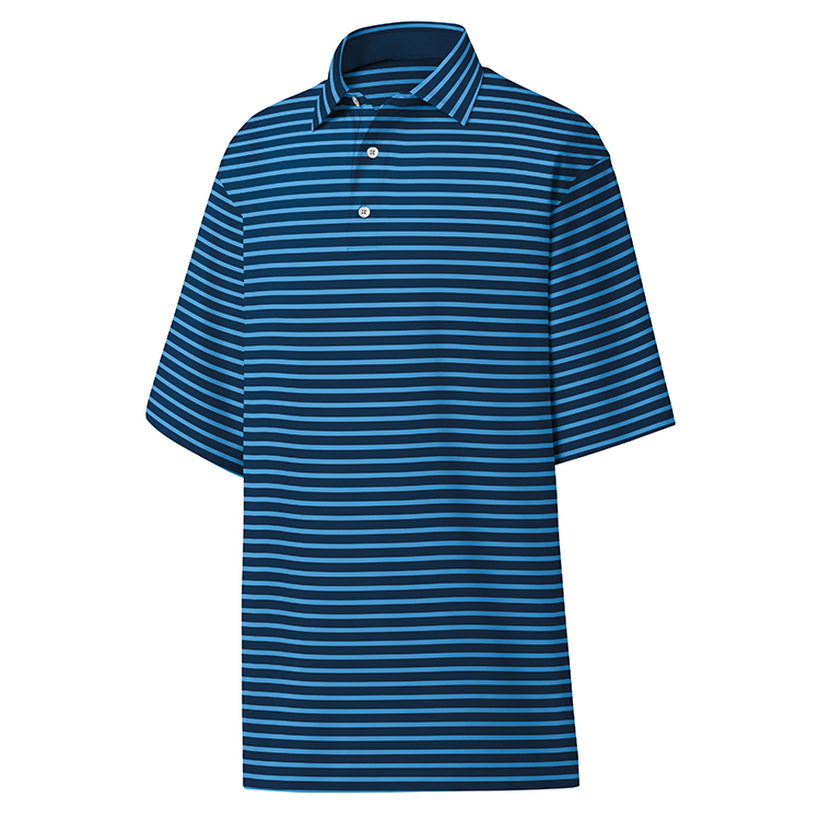 FootJoy Performance Lisle 2-Color Stripe Polo 7