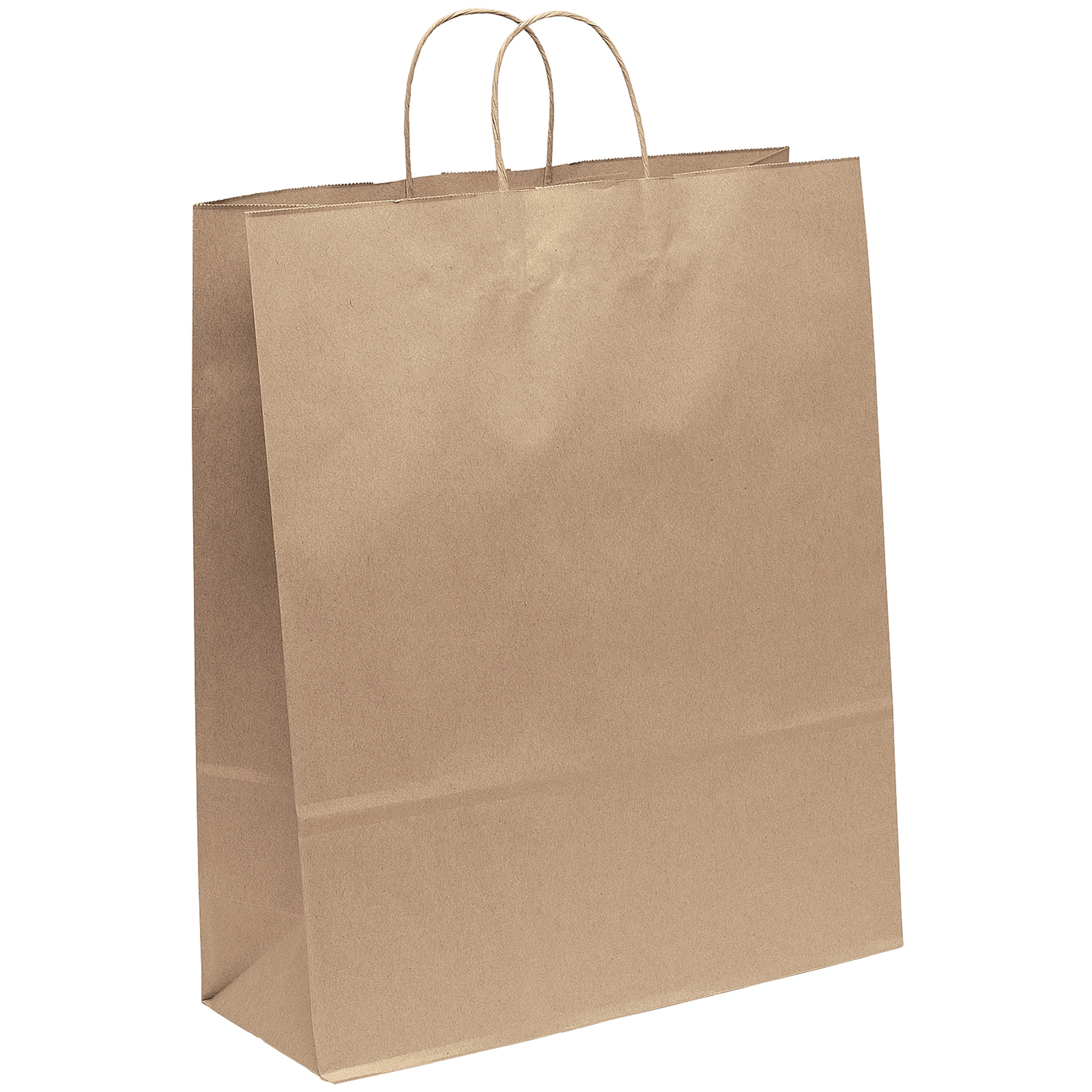 Eco Stephanie - Kraft-Brown Shopper - Flexo Ink Print 2