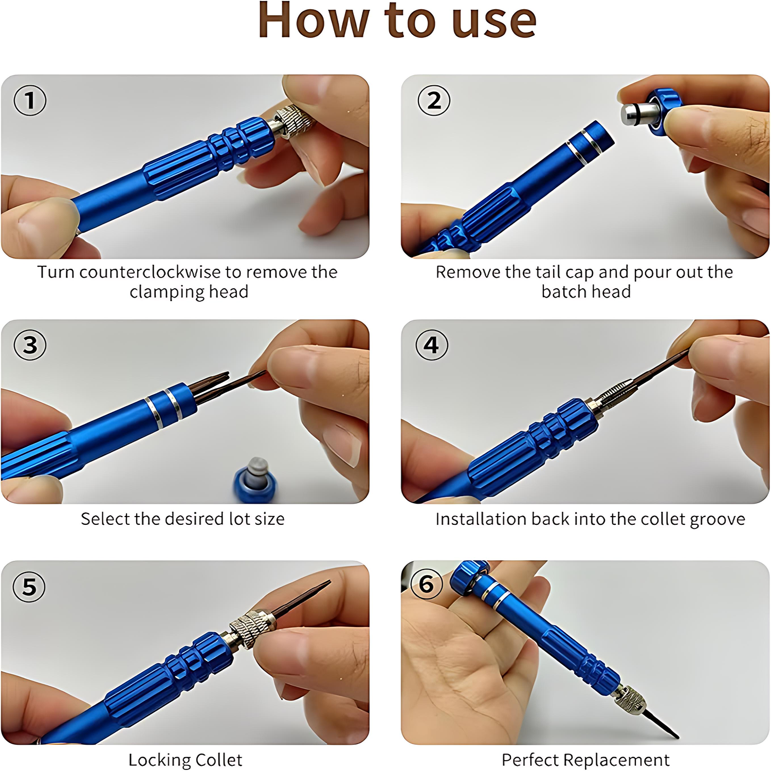 Aluminum Alloy Manual Screwdriver Set 3