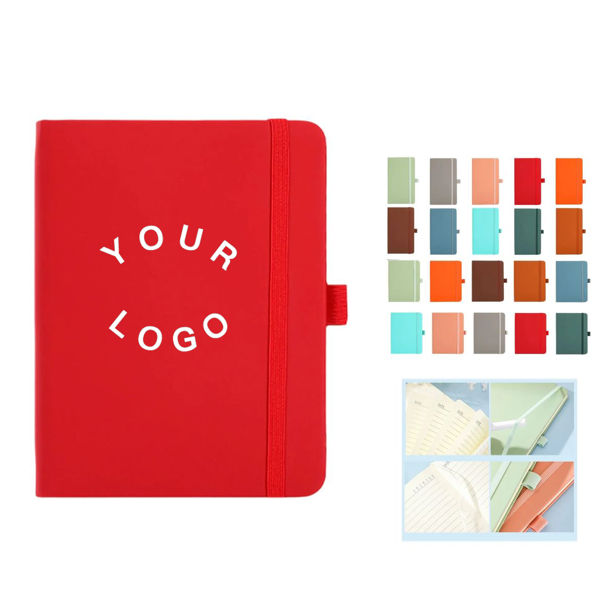 Imitation Leather A6 Notebook for Travel and Work 21
