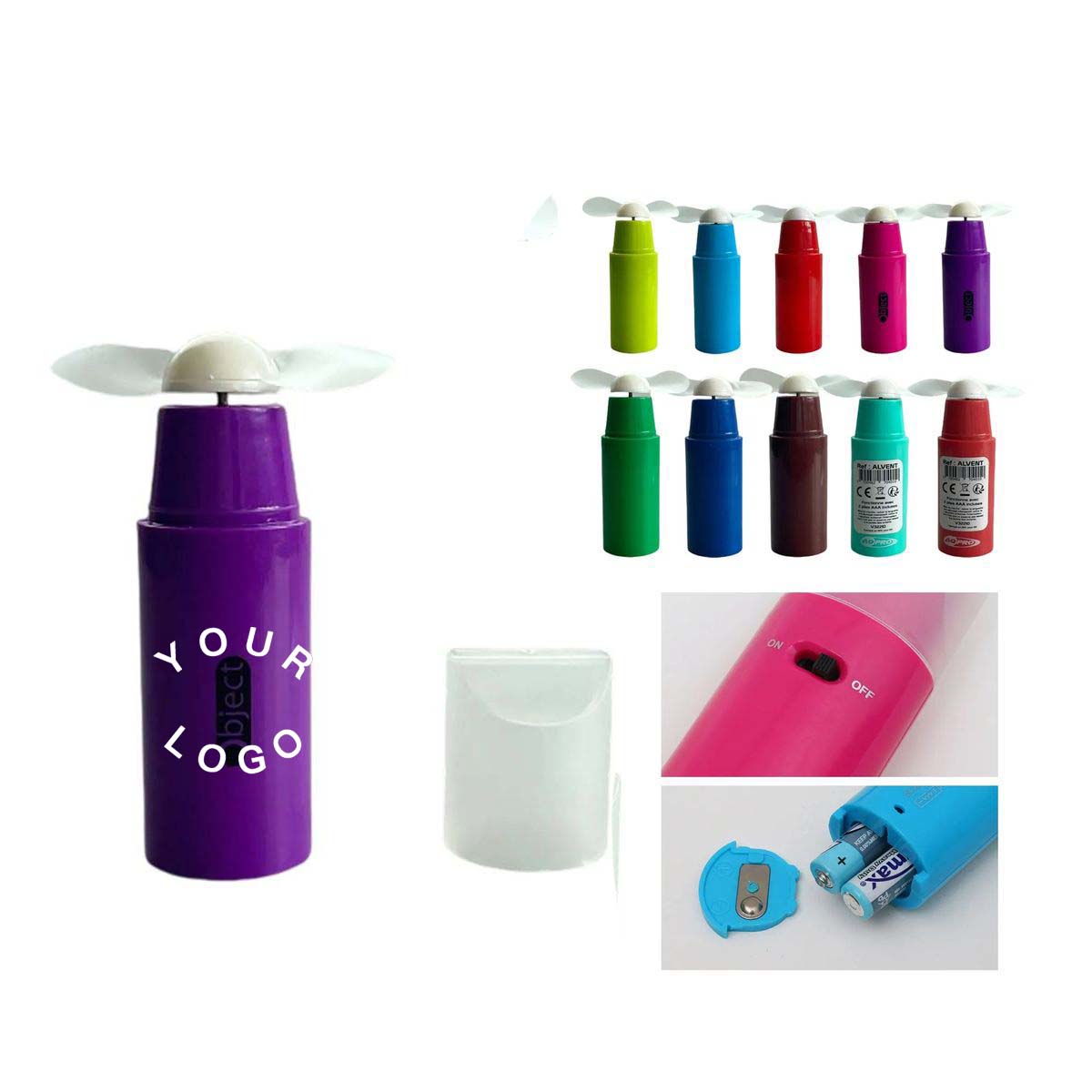 ABS Handheld Fan with Quiet Cooling Effect 5