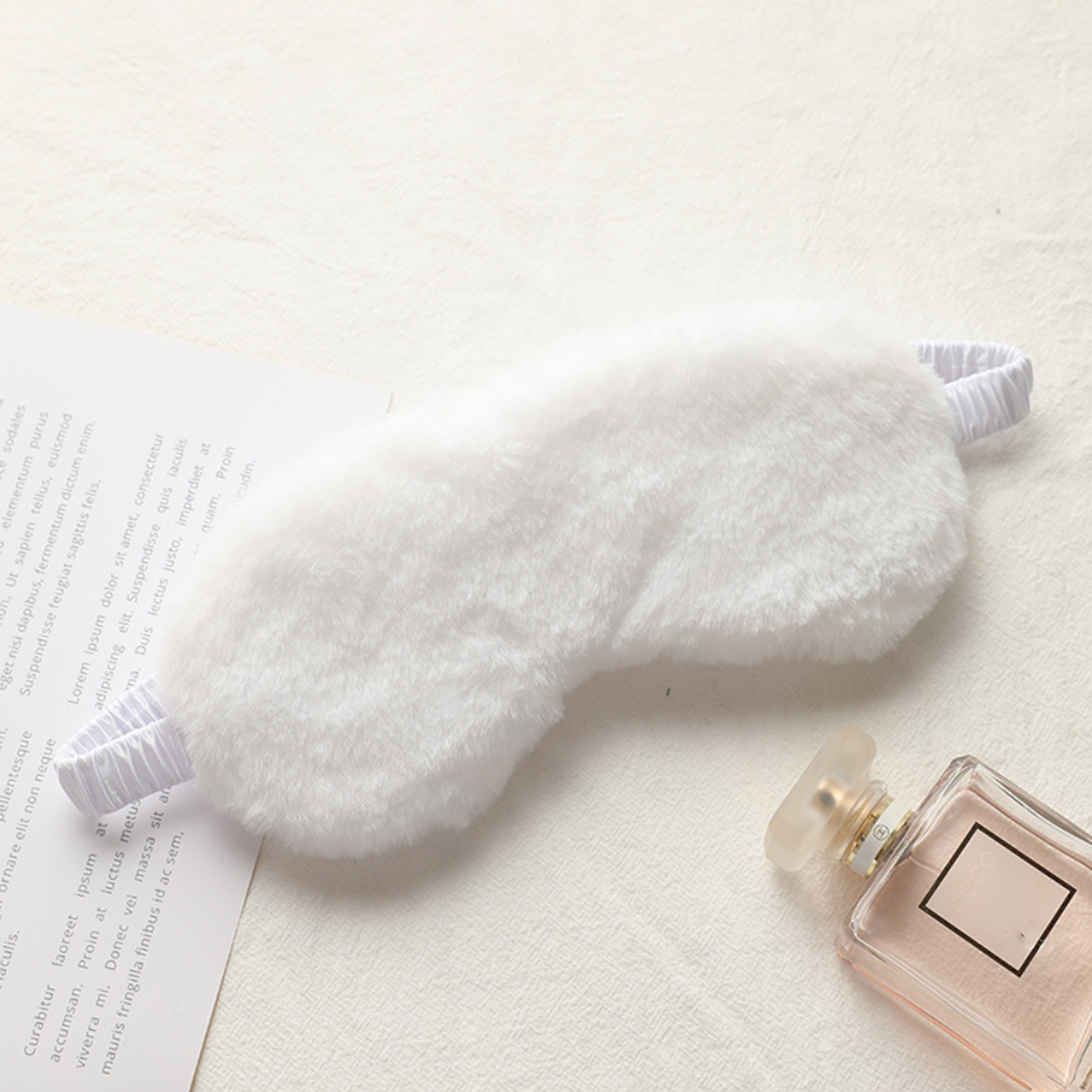 Rabbit Hair Blackout Sleep Mask 9