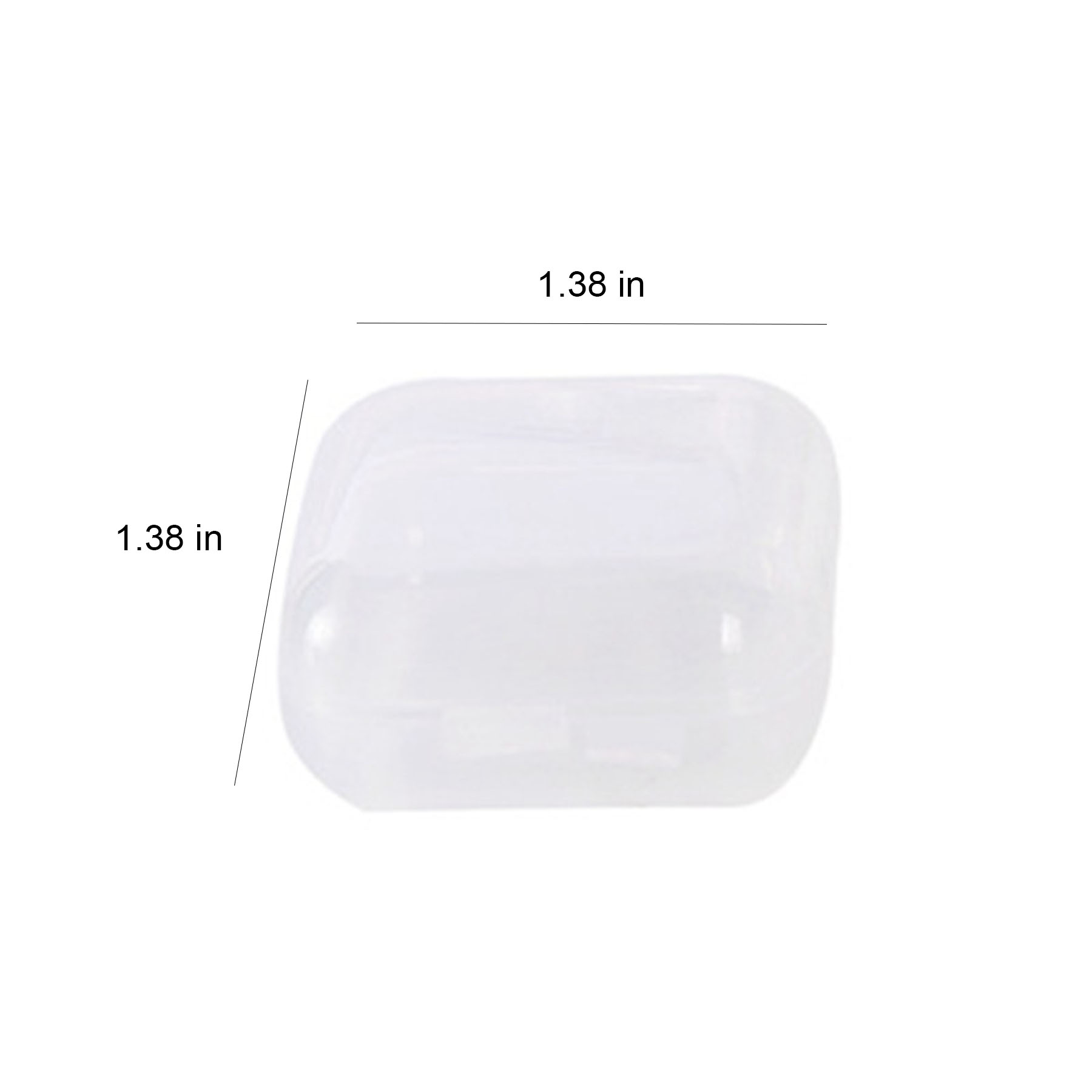 Clear Plastic Mini Jewelry Storage Box 3