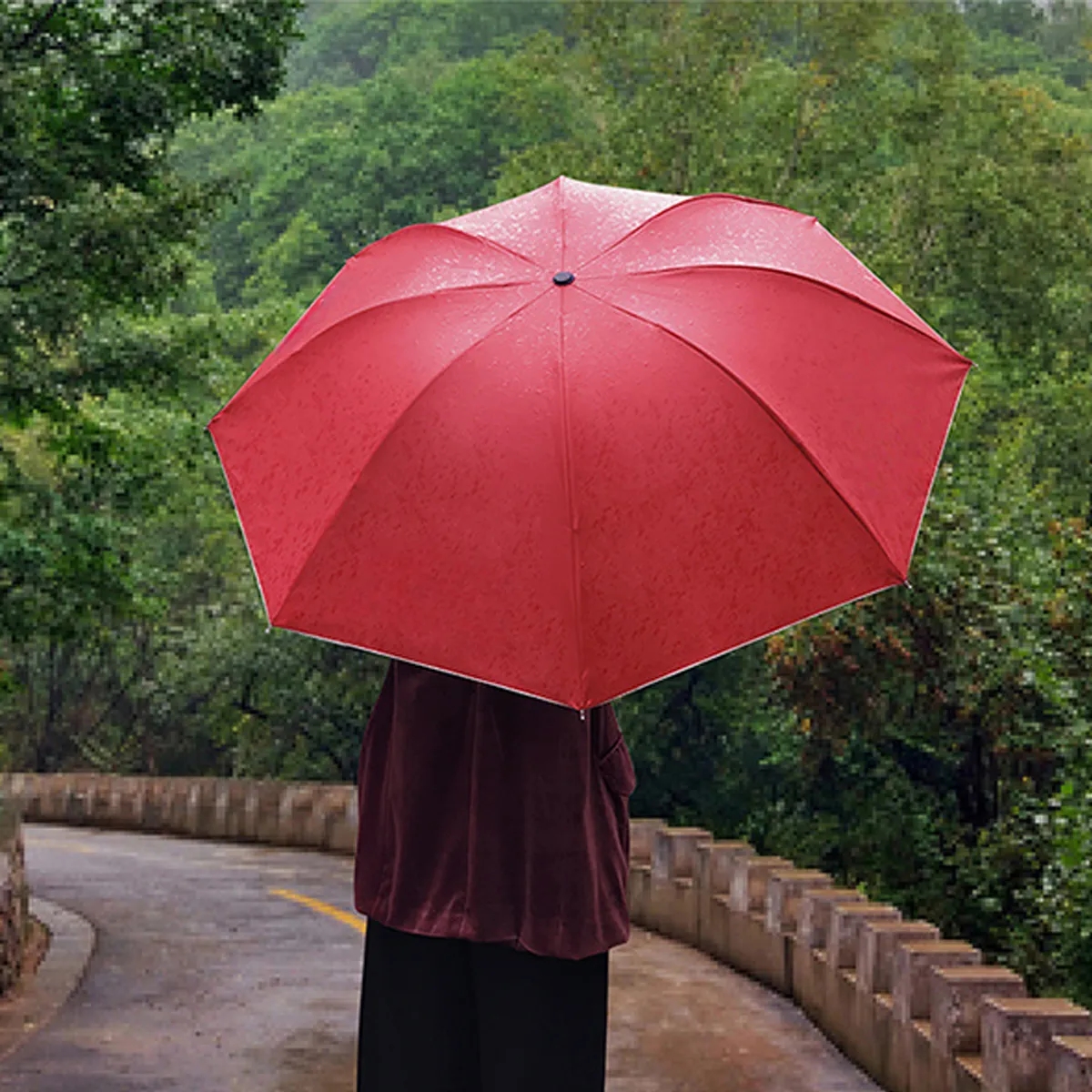 Compact Folding Umbrella for Promotions 3