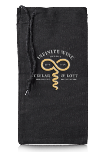 Seeley Cotton Drawstring Wine Bags 1
