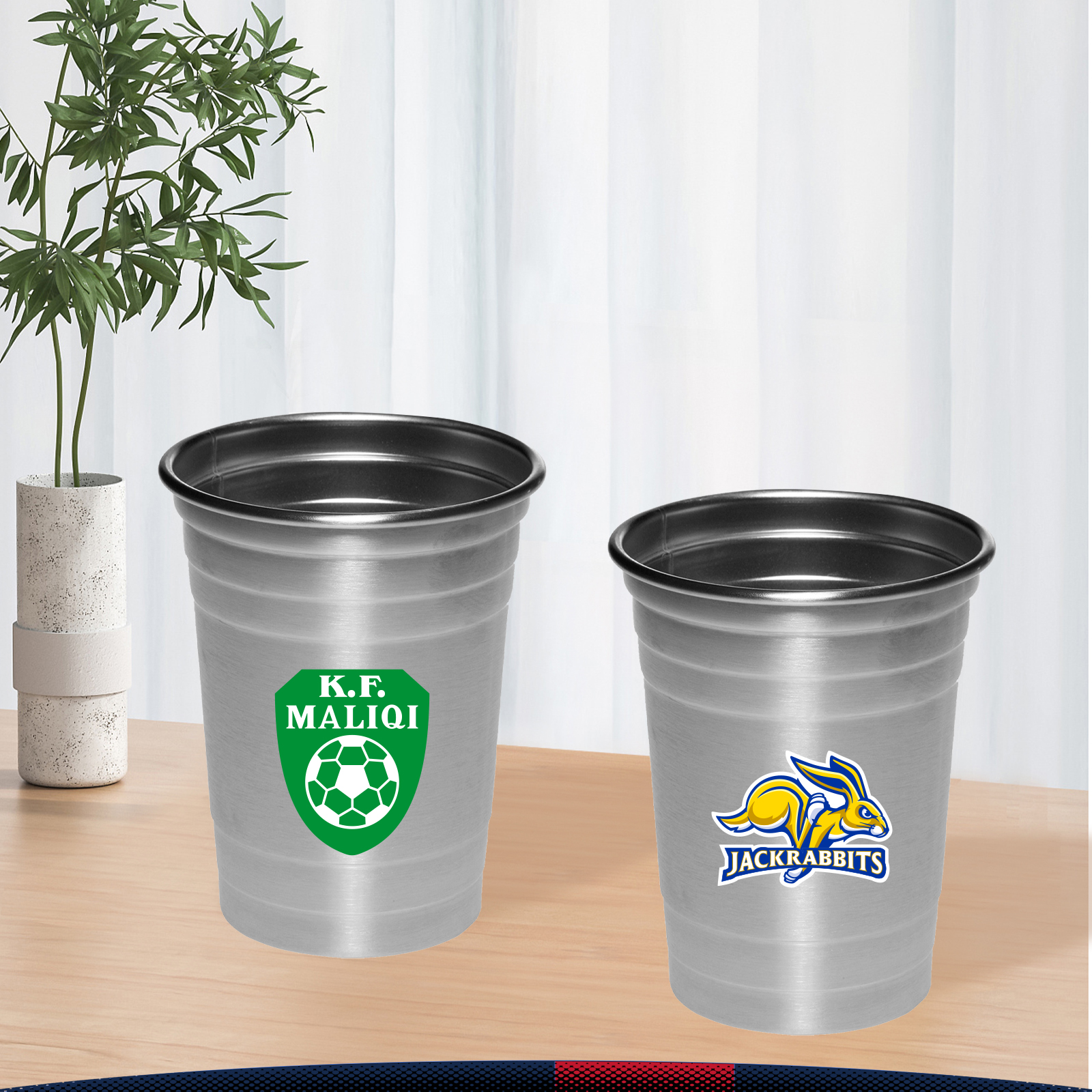 Kiqure Stainless Steel Beer Cup - 16 OZ. 5