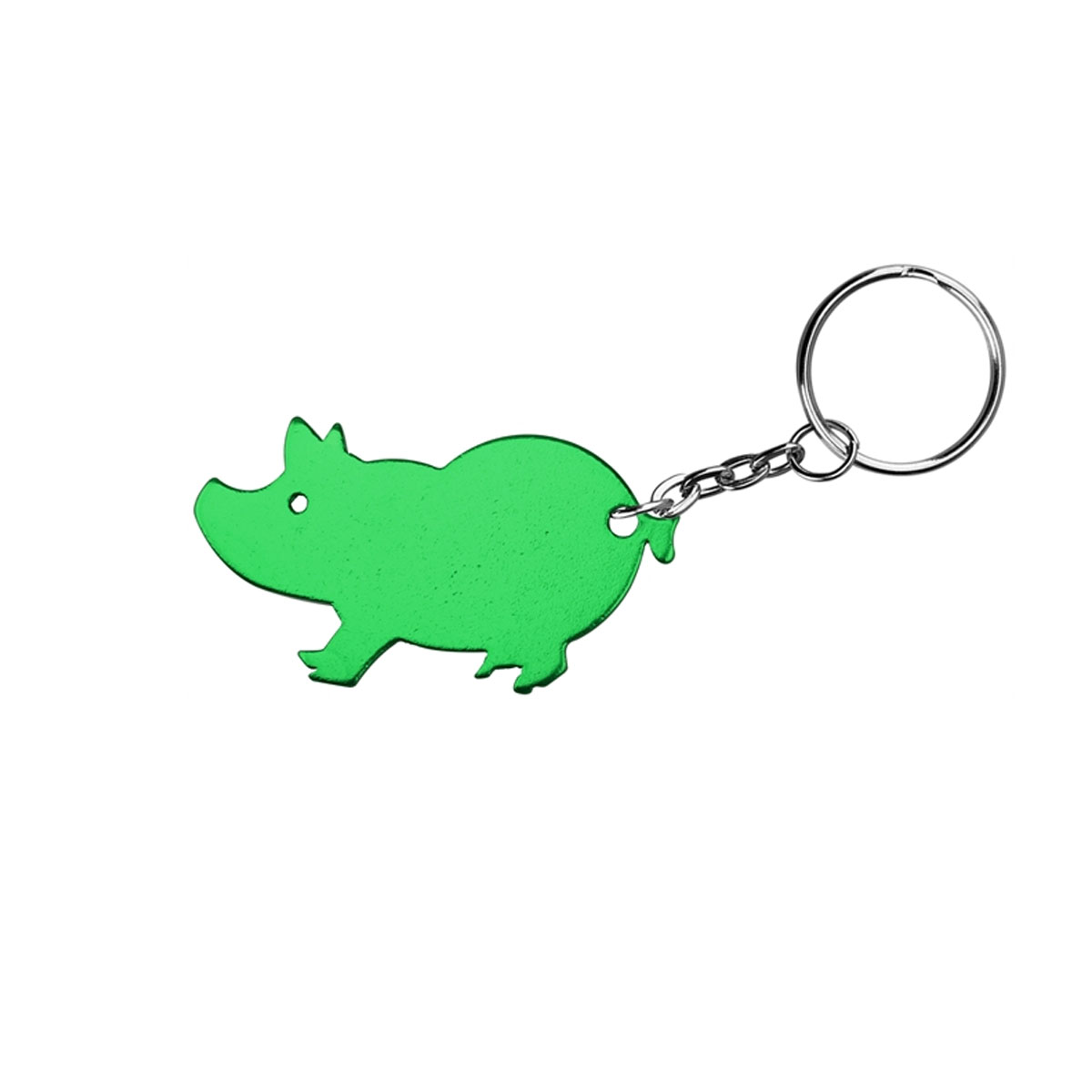 Pig Shape Aluminum Keyring Bottle Opener 5