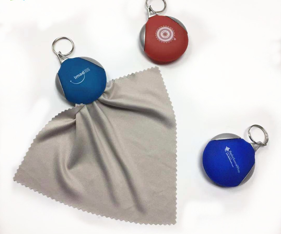 Pocket Microfiber Lens Cloth Kechain 2